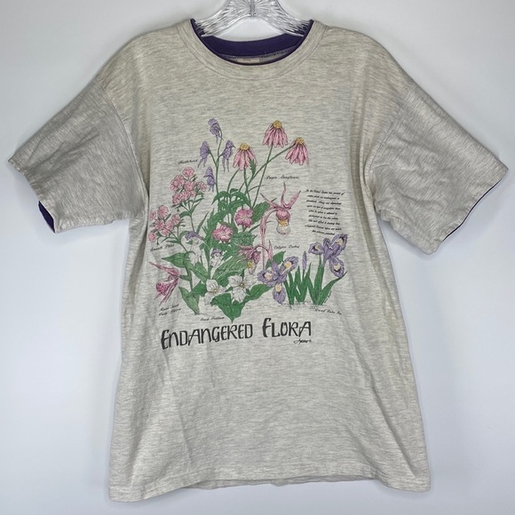 G-Tees Endangered Flora Tshirt Large Size Large - Picture 1 of 9